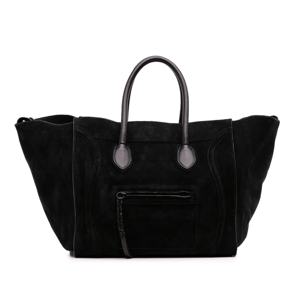 Pre-Loved Celine Large Suede Phantom Luggage Tote - Picture 1 of 12